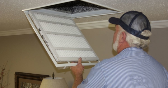 changing air filter